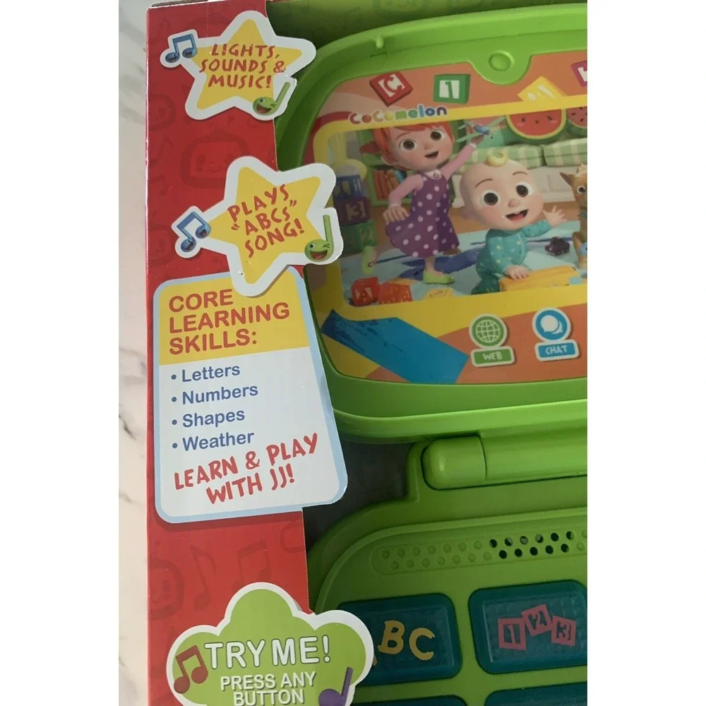 CoComelon Sing‎ & Learn Laptop Toy JJ Lights Sounds ABCs Song 18m+ New